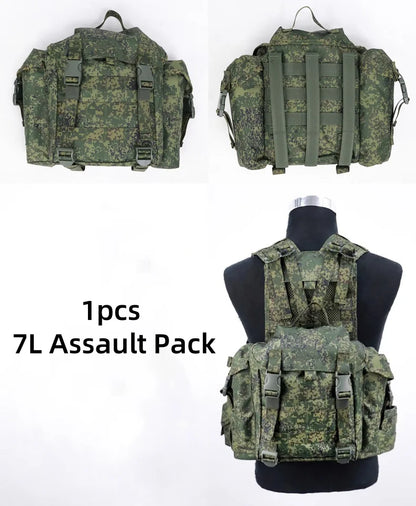 Cold War Russia 3.0 6sh117 Tactical Equipment Set EMR Ribbon Russian Little Green Man Outdoor Hunting COS  Equipment