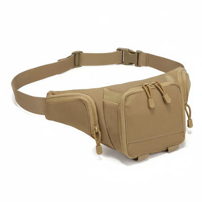 Tactical Pistol Gun Storage Bag Waist Fanny Pack Concealed Carry Anti-Theft Hidden Gun Holster Bag EDC Tool Pouch for Hunting