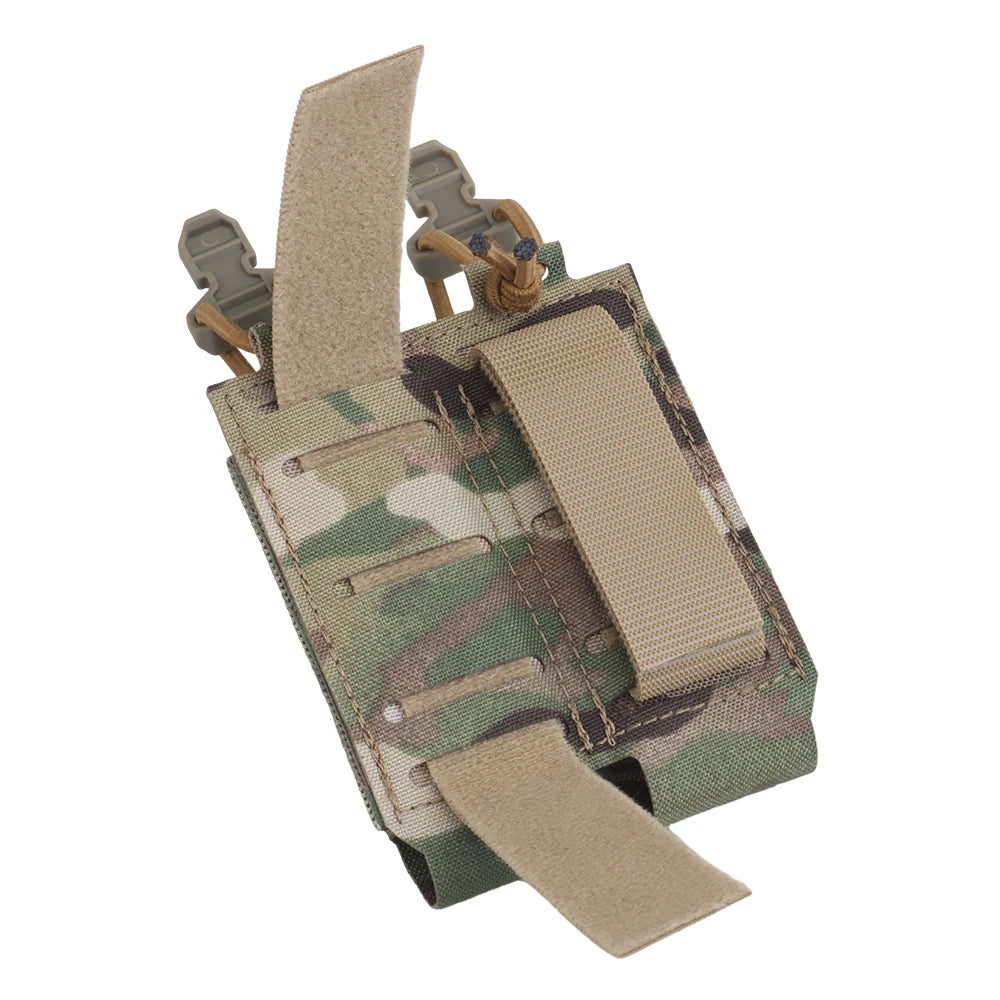 OPHIDIANTAC   Dual Pistol Magazine Pouch Hand Pull Retainer for Molle System Magazine Pouch Belt Vest Accessory Pouch