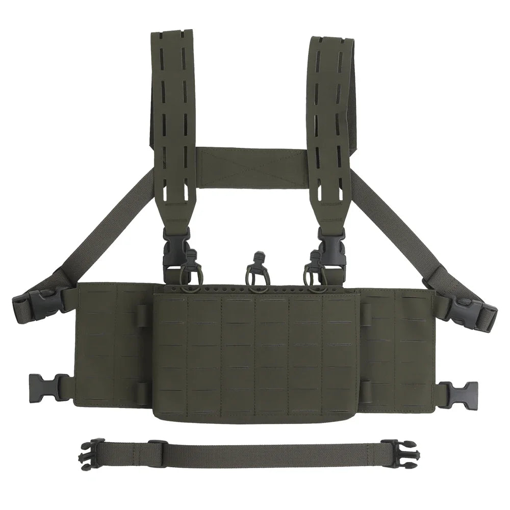 Tactical Triple 5.56 Magazine Storage Pouch Modular MOLLE Chest Rig Fit Plate Carrier Vest For Outdoor Airsoft Hunting Shooting