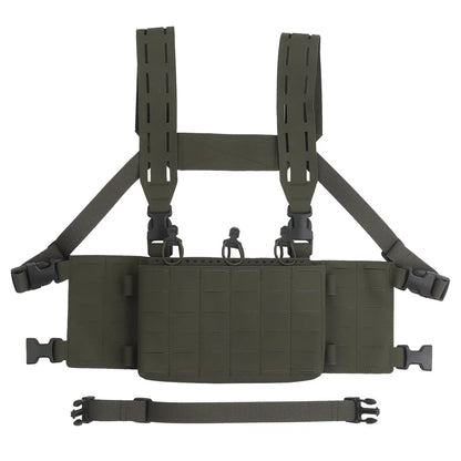 Tactical Triple 5.56 Magazine Storage Pouch Modular MOLLE Chest Rig Fit Plate Carrier Vest For Outdoor Airsoft Hunting Shooting