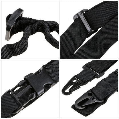 Tactical 1/3 Point Sling Shoulder Strap Multi-function Slant Strap Outdoor Hunting Field Survival Training Tape Accessories