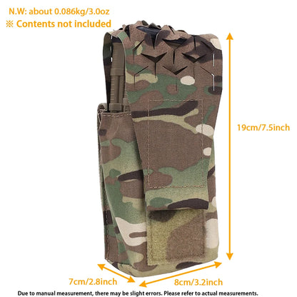 Tactical SPUD Pouch Magazine GP Bag 556 762 MP7 AK47 MAG Carrier Pack Shock Cord Retainer Pangolin Flap SS Style Hunting Airsoft