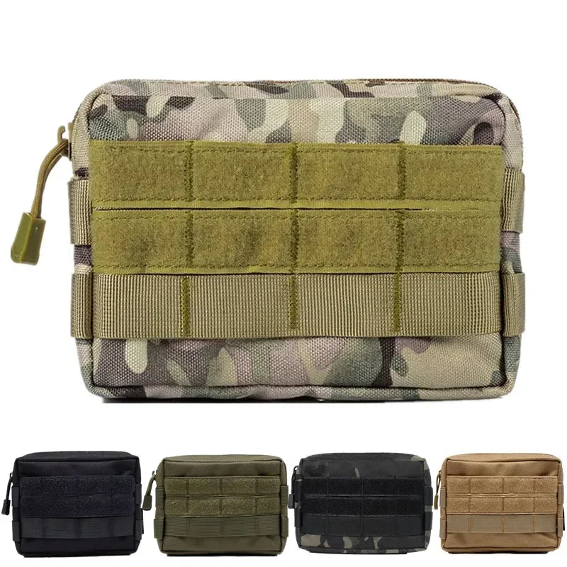 Military Molle Pouch Tactical Waist Bag Outdoor Sport Waterproof Phone Bag Cycling EDC Tool Pocket Hunting Bag Mag Pouch