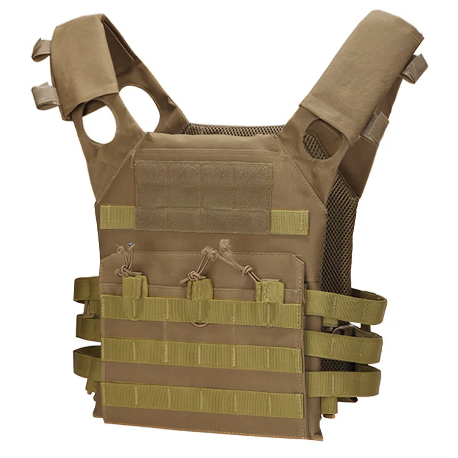 Tactical Vest Waterproof Outdoor Body Armor Lightweight JPC Molle Plate Carrier Hunting Vest CS Game Jungle Security Equipment
