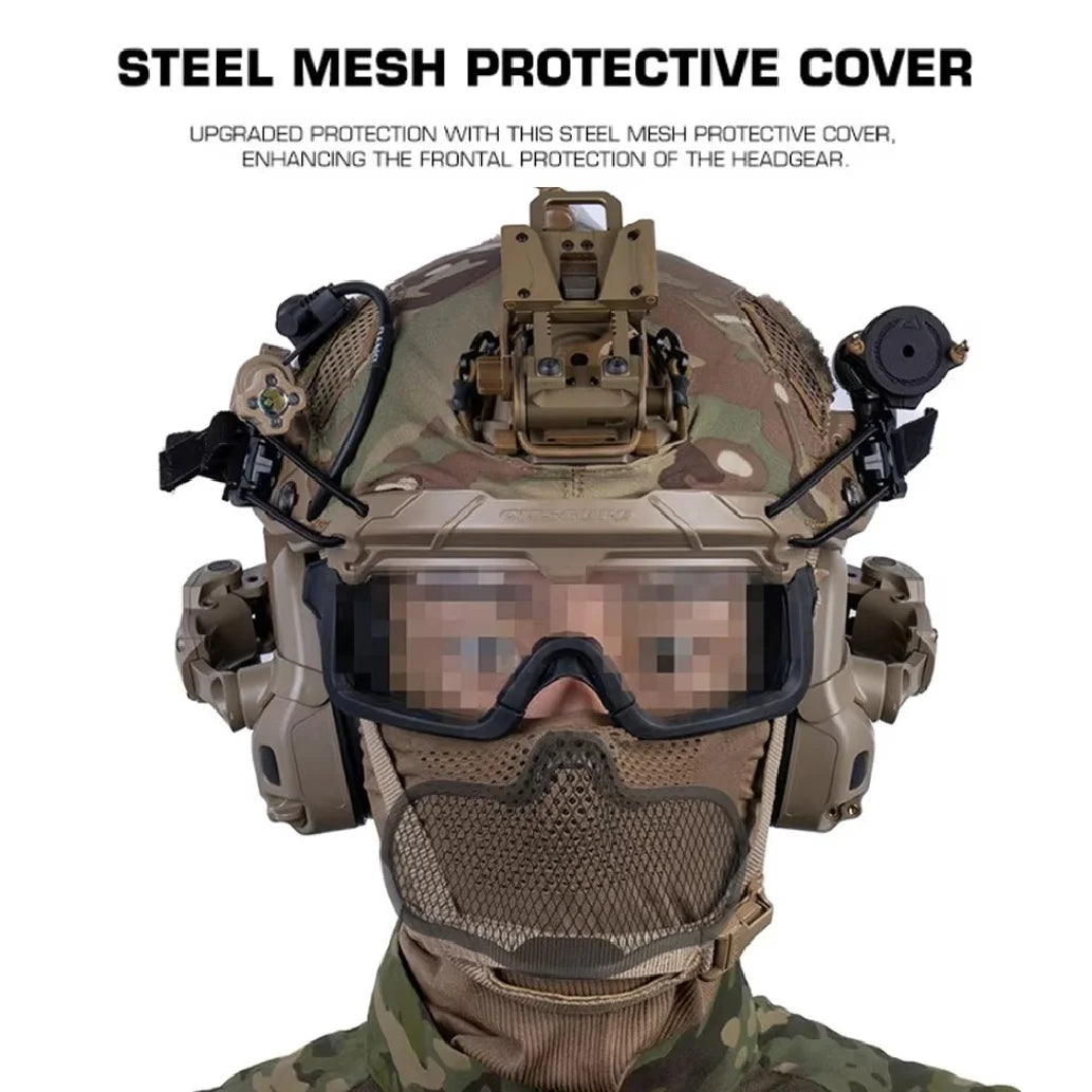 Tactical Venom Balaclava Mask V1 Elastic Breathable With Steel Mesh Full Protective Mask Headgear Hunting Paintball Airsoft Gear