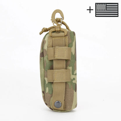 Outdoor travel glasses storage box, multifunctional portable small item storage bag, wear-resistant portable bag