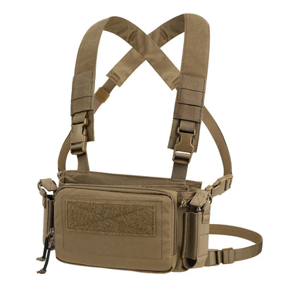 KRYDEX Expandable Flatpack D3 Backpack with Tactical D3CR Chest Rig Rifle AK M4 Magazine Pouch Hiking Hunting Bag Vest