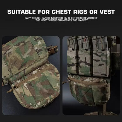 Hunting Vest Fanny Pack Belly Bag Plate Carriers Pocket FCPC V5 Chest Rig Drop Pouch Hook Loop Upgrade Accessories Sub Package