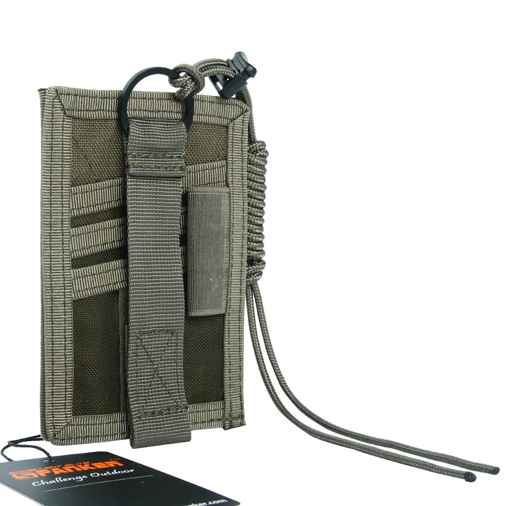 EXCELLENT ELITE SPANKER Tactical ID Card Case Patch Neck Lanyard Credit Card Organizer Pouch Adjustable Neck Lanyard