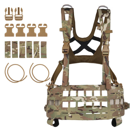JPC Tactical Vest SPC Chest Rigs Molle System Hunting Airsoft Paintball Lightweight Multi-functional Load Bearing Platform