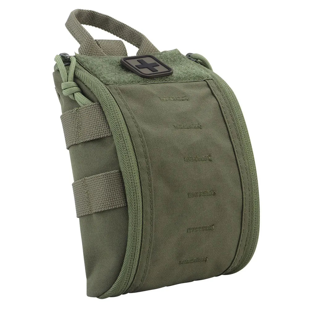 Tactical First Aid Kit Multifunctional Bag Waist Belt Pack MOLLE IFAK Pouch Hunting Vest Outdoor Camping Quick Response Pocket
