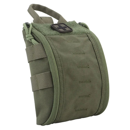 Tactical First Aid Kit Multifunctional Bag Waist Belt Pack MOLLE IFAK Pouch Hunting Vest Outdoor Camping Quick Response Pocket