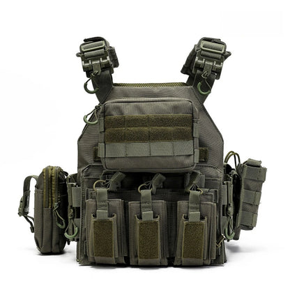 1000D JPC Tactical Vest with Pouches Modular MOLLE Plate Carrier Quick Release Outdoor Hunting Airsoft Vest ﻿Hunting Vest