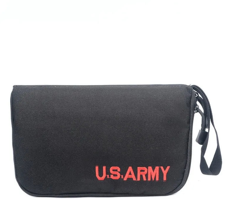 Tactical Pistol Case Universal Portable Gun Storage Bag with Wrist Strap Durable Holster with Magazine Holde for Glock Beretta