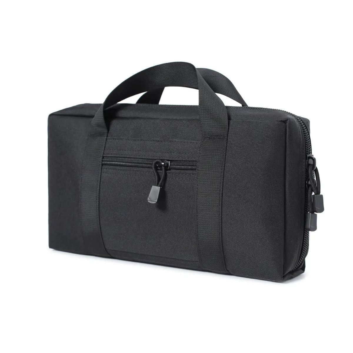 Tactical Storage Handbag Portable Universal Pistol Case with Magazine Pouch Outdoor Hunting Sundries Carry Bag for Shooting Gear