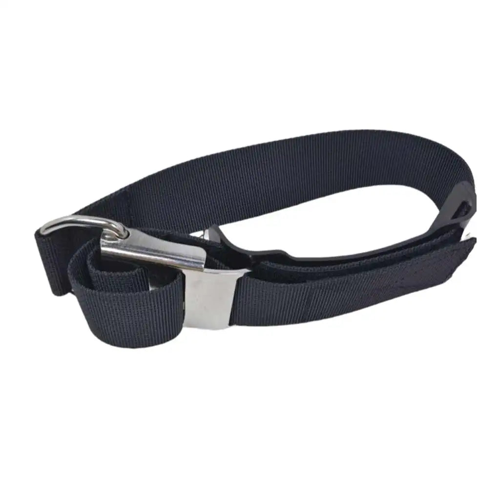 Scuba Diving Tank Band with SS Cam Lock Buckle Tech Cave Diving Cylinder Tank Band Belt Extinguisher Mounting Bracket