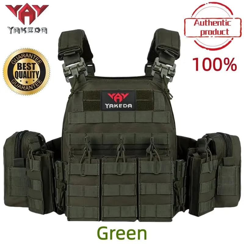 YAKEDA Quick disassembly training vest, detachable and expandable, comfortable, breathable, wear-resistant and tear resistant