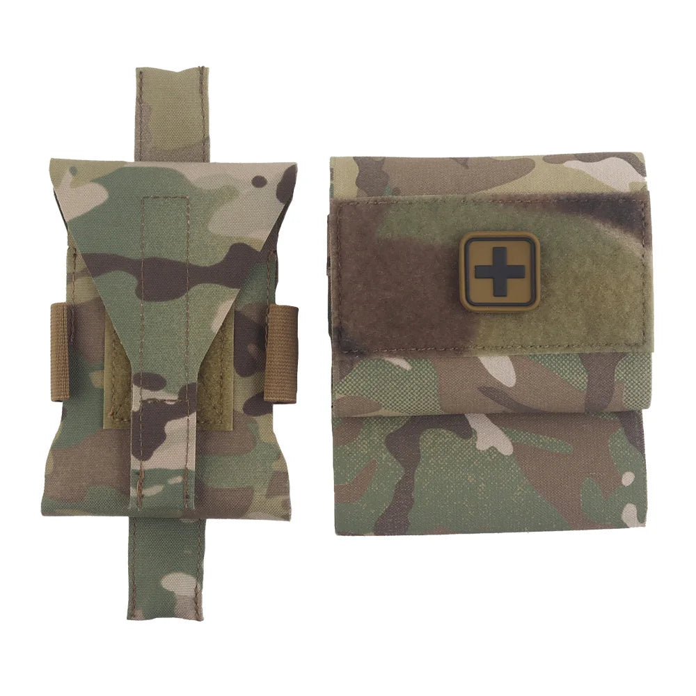 Micro Trauma First Aid Kit Tactical Molle IFAK Pouch Outdoor Camping Hunting Fishing Trauma Survival Kit Emergency Waist Bag