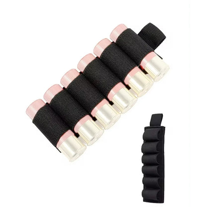 6-Slot Tactical Shotgun Shell Pouch MOLLE Ammo Bag Velcro Nylon Holder for Hunting