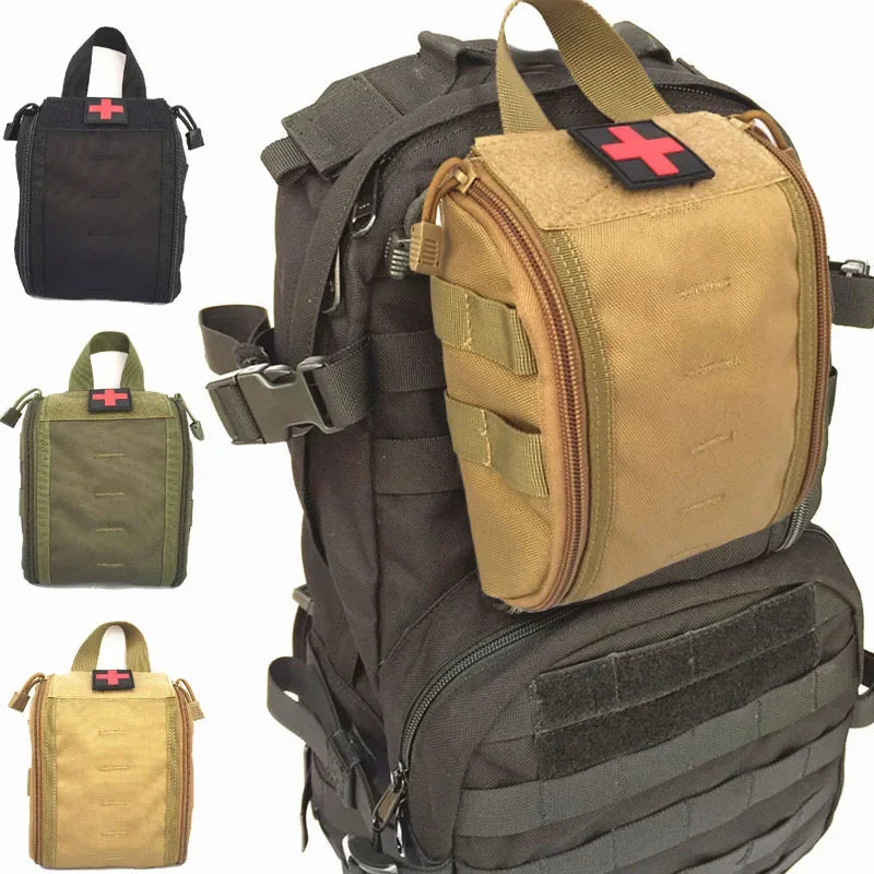 Tactical Molle EDC Pouch Medical Bag First Aid Kits Outdoor Emergency Survival Tool Bag Hunting Hiking EMT Utility Pack