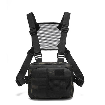 Multi-function Tactical Vest Unisex Chest Rig Bag Fashion Men's Hip-hop Streetwear Chest Bags Waterproof Oxford Sport Backpack