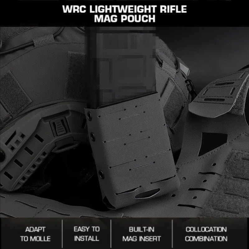 Outdoor WRC lightweight magazine bag, compatible with AR-15 MA 5.56 MOLLE functional bag, used for CS vests and belts