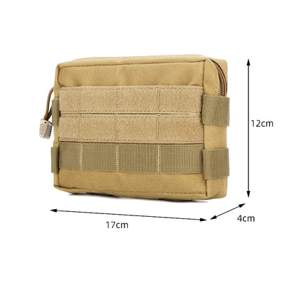 Tactical Pouch EDC Tool Storage Kit Molle System for Hunting Accessories Multifunctional Mobile Phone Case Bag Exploration Hike