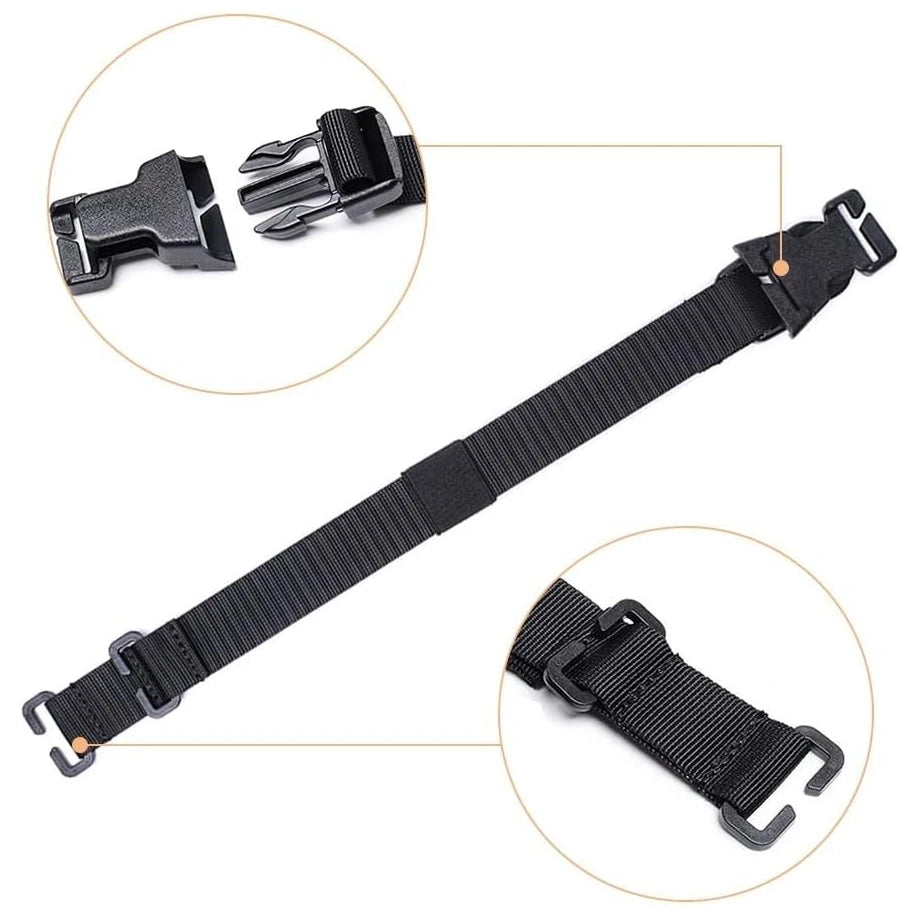 4PCS Tactical Rush Tier System Portable Molle Backpack Straps Fixing Band for Backpack Luggage Camping Hiking Mountaineering