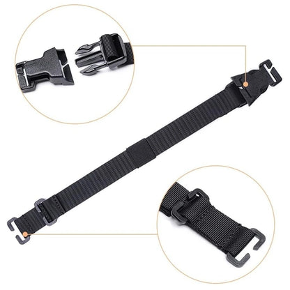 4PCS Tactical Rush Tier System Portable Molle Backpack Straps Fixing Band for Backpack Luggage Camping Hiking Mountaineering
