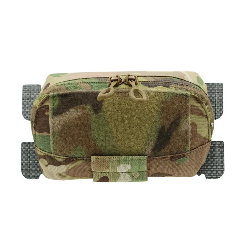 VULPO Tactical FCPC Vest MOLLE Adapt Admin Panel Pouch Chest Expansion Sub Bag Utility Map Pouch For Hunting Airsoft Vest