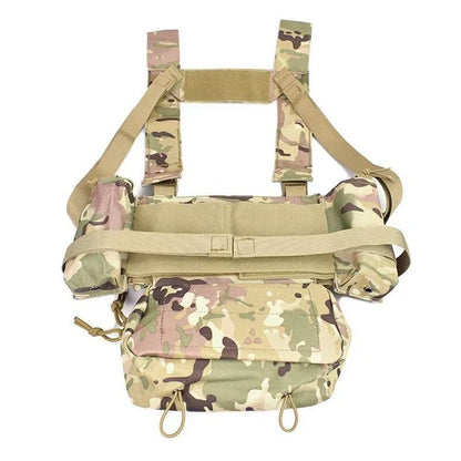 MK3 Mini Tactical Chest Rig Spiritus Airsoft Hunting Vest Ranger Combat Paintball Vest w/ 5.56 7.62 Magazine Pouch Accessories