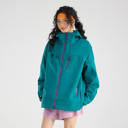 CHRLCK Men Women Hiking 3-in-1 Jackets Waterproof New Windproof Windbreaker Camping Climbing Trekking Outdoor Jacket Unisex