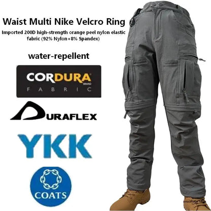 Reproduction Of UF GEN3 P40 Outdoor Grey Tactical Pants 200D Orange Peel Nylon Outdoor Durable Waterproof Hiking Soft Shell Pant
