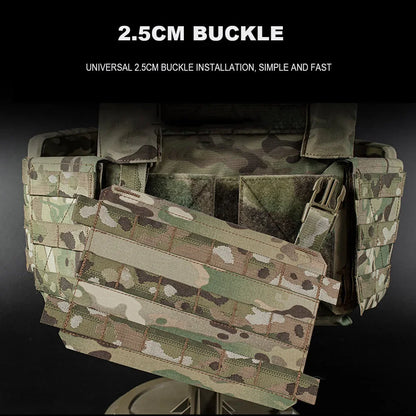 LV119 FCPC Chest Rig Flap Panel Expansion Tactical Vest Plate Carrier Front Flap Panel HS Style Thorax MOLLE Placard Chest Rig