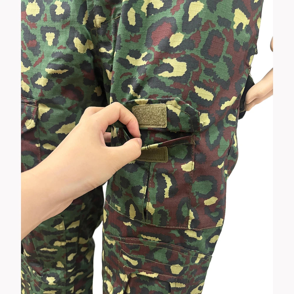 G2 Frog Suit American Training Suit Set Ghana Leopard Print Camouflage Outdoor Tactical Wear-Resistant And Breathable