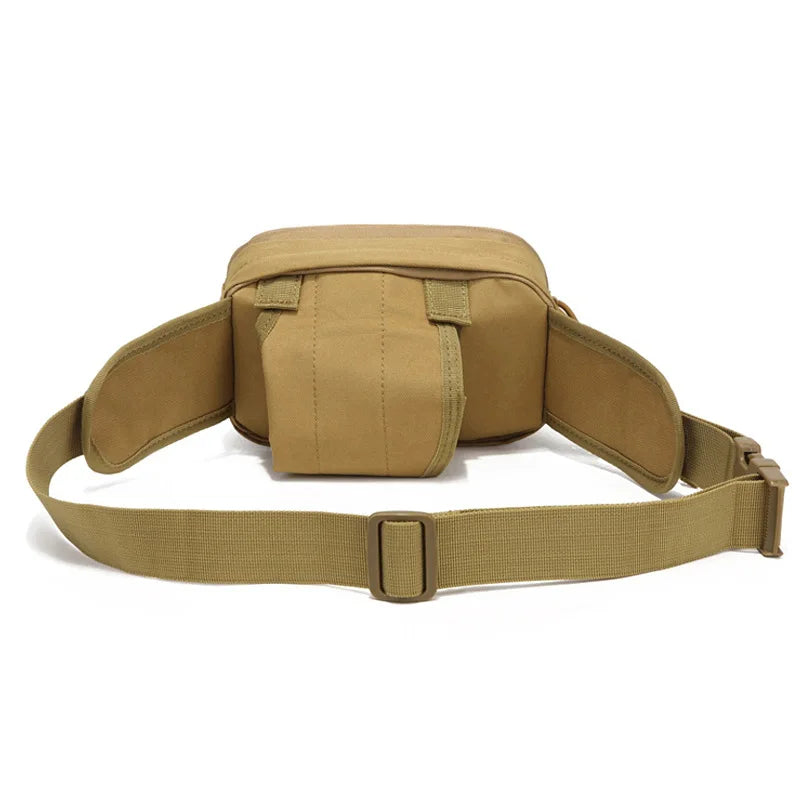 Tactical Waist Bag With Concealed Hand Gun Holsters for Glock 17 19 43 1911 Pistols, EDC Portable Utility Belt Pouch for Hunting