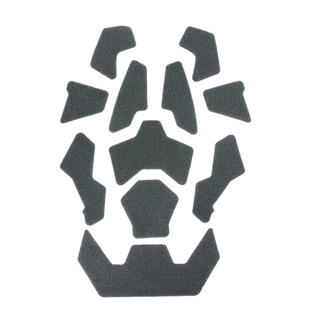 11Pcs/set Tactical FAST Helmet Cable Management Kits Magic Sticker Universal Tape Helmet Padding Stickers