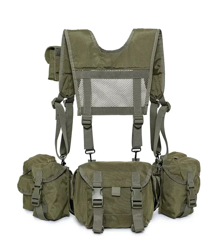 New Russian Camo M-1 Carrying Waistband Combination Set Russian Emr Small Green Man Chest Hanging Tactical Tank Top Combination