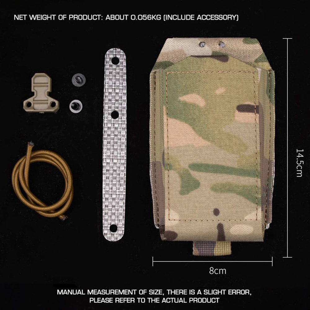 Tactical Belt Magazine Pouch Horizontal Mount Lightweight Outdoor Hunting Shooting Rifle M4 AR 5.56 7.62 MAG Holder Pouch Gear