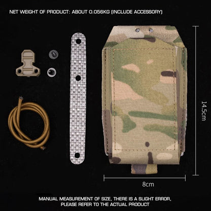 Tactical Belt Magazine Pouch Horizontal Mount Lightweight Outdoor Hunting Shooting Rifle M4 AR 5.56 7.62 MAG Holder Pouch Gear