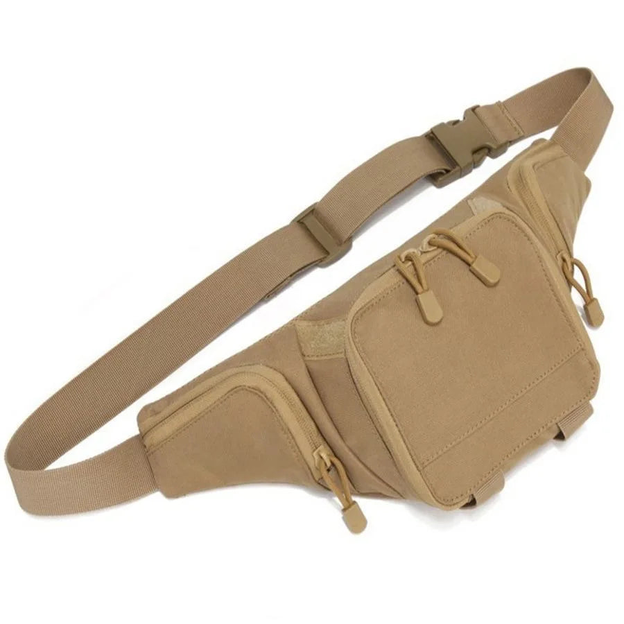 Tactical Fanny Pack Quick Release Gun Bag Concealed Carry Pistol Holster Bag Hidden Gun Pouch 9mm Handgun EDC Waist Pack