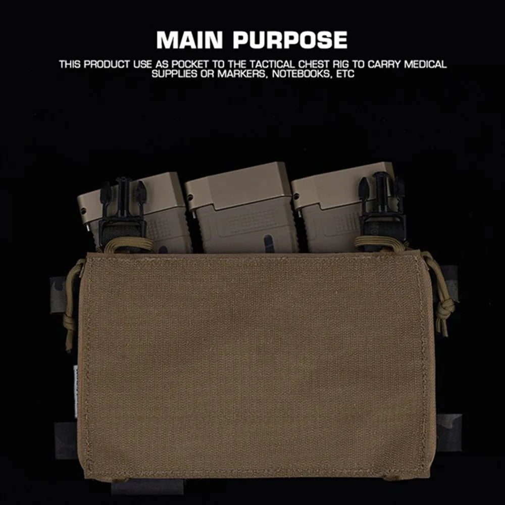 Tactical Chest Rig Internal Pocket Chest Hanging Front Panel Pouch