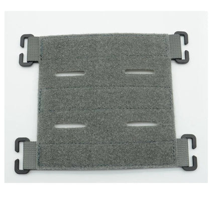 Molle Vest accesories Tactical Patches Adapter Backpack MOLLE Hook&Loop Panel Converter Ribbon Strip For Attching ID Patches