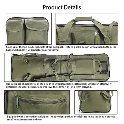 Multi functional storage bag with multiple pockets designed for partitioned storage and adjustable webbing straps and straps