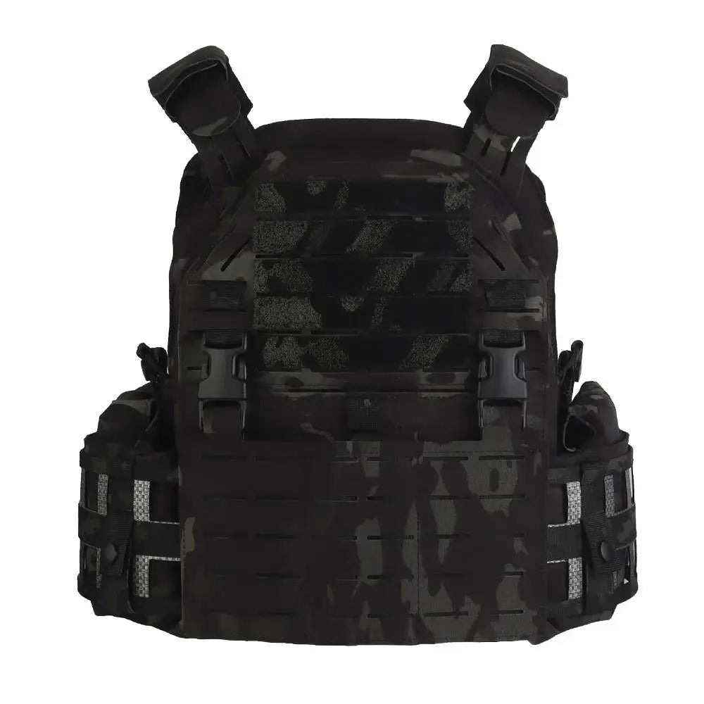 Tactical Vest LG4 Plate Carrier Laser Cut MOLLE Hunting Combat Protective Vest Side Radio Pouch CS Paintball Airsoft Vest Gear