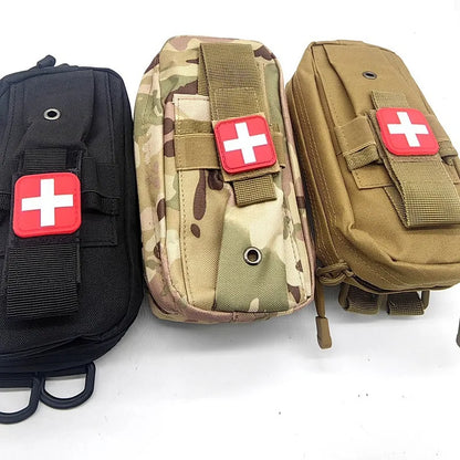1000D First Aid Kit Medical EDC Pouch Tactical MOLLE Outdoor Medical Bag Hunting Accessories EDC Tool Waist Pack Bags