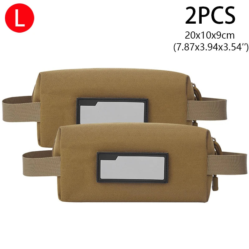 1/2Pcs Cartridge Pouch Ammo Bag 1000D Bullet Carrying Pouch Ammunition Storage Case EDC Tool Bag Multi-Function Handbag