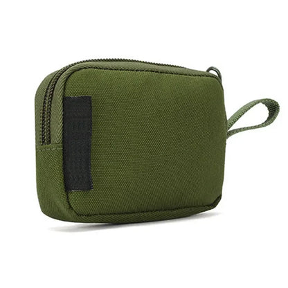 Tactical Mini Wallet Card Bag Small Pocket Key Pouch Money Bag Men Waterproof Portable EDC Pouch Hunting Outdoor Waist Bag Nylon