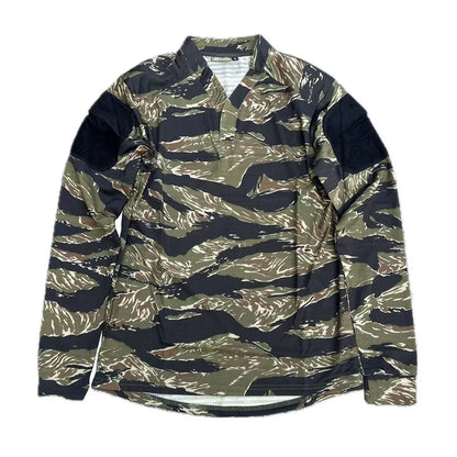 Velocity Style Rugby Shirt Quick Dry Tactical Long Sleeve T-shirt CAG Love Camo
